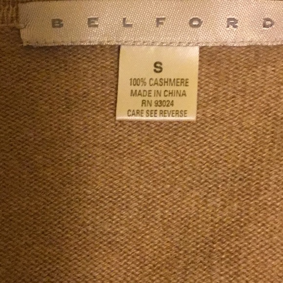 Belford soft 100% cashmere sweater, size Small - Picture 2 of 5